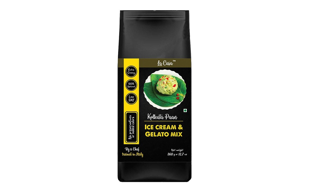 La Casa Kolkata Paan Ice Cream & Gelato Mix    Pack  360 grams